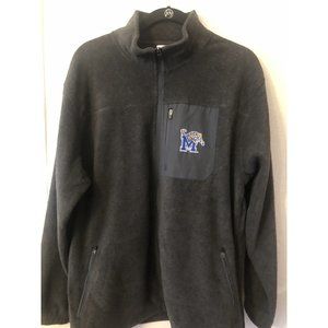 NCAA Jacket Mens Large Gray University of Memphis Logo